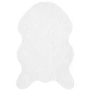 vidaXL Tapis en Fourrure Synthétique de Lapin Olite Blanc 50 x 80 cm