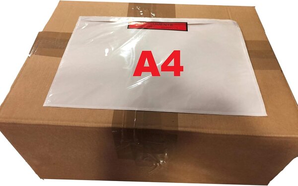 Lot de 100 pochettes A4 porte-document ci-inclus imprimé