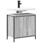 vidaXL Meuble de salle de bain avec lavabo 60x34 5x60 cm