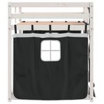 vidaXL Lit superposé sans matelas 90x200 cm bois de pin massif
