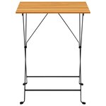 vidaXL Mobilier de bistro pliable 3 Pièces Bois d'acacia solide
