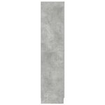 vidaXL Buffet Gris béton MDF finition effet béton Standard Portes