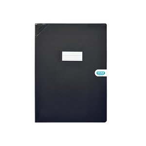 Protège-cahier PVC 150 Strong Line 17x22 cm opaque Noir ELBA
