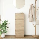 vidaXL Buffet chêne sonoma 37 5x35x99 cm bois d'ingénierie