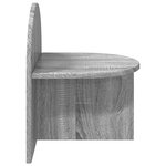 vidaXL Table de chevet 2 Pièces Sonoma gris 40 x 35 5 x 45 5 cm