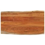 vidaXL Dessus de table 100x60x2 5cm rectangulaire bois massif d'acacia
