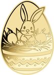 Monnaie EASTER EGG 1/1000 Oz Medaille Or