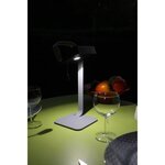 Lampe de table solaire Easy - Gris - Aluminium - LED 30 lm