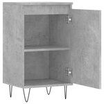 vidaXL Buffet gris béton 40x35x70 cm bois d'ingénierie