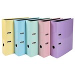 Classeur à levier Aquarel Prem'Touch Dos 80mm - A4 Coloris Aléatoire x 10 EXACOMPTA