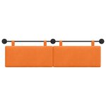 vidaXL Tête de lit suspendue Tissu en velours côtelé
