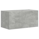 vidaXL Ensemble meuble TV 4 Pièces Gris béton Bois d'ingénierie