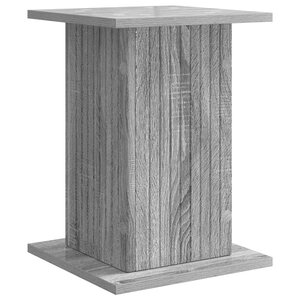 vidaXL Support de Plante Sonoma gris 30 5 x 30 x 43 cm
