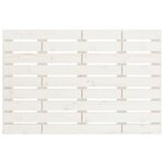 vidaXL Tête de lit murale Blanc 96x3x63 cm Bois massif de pin