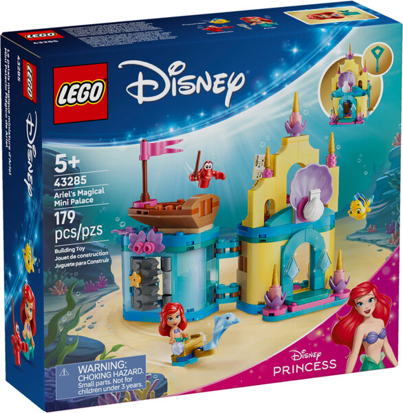LEGO Disney Le palais magique d'Ariel miniature 43285
