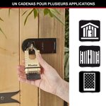 Cadenas en laiton massif à combinaison haute sécurité M1177EURDCC - Anse protégée