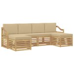 vidaXL Ensemble de canapés d'extérieur 6 pc