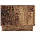 vidaXL Table basse Bois ancien 49 x 50 x 37 cm Bois d'ingénierie