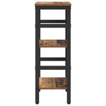 vidaXL Étagère Bois Ancien 40 x 29 5 x 81 cm Bois d'ingénierie