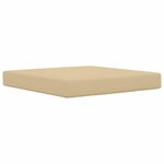 vidaXL Coussin de canapé d'extérieur 3 Pièces Beige Polyester