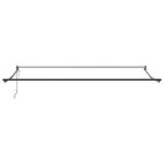 vidaXL Auvent Rétractable Blanc 400 × 300 cm Polyester et Aluminium