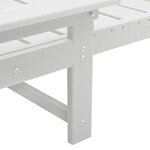 vidaXL Transat Blanc 73.5 x 92 x 90 cm Plastique
