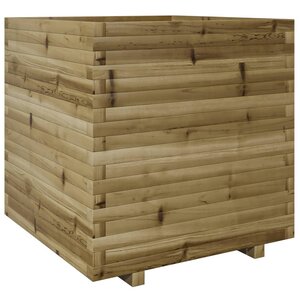 vidaXL Jardinière 70x70x72 5 cm bois de pin imprégné