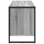 vidaXL Meuble TV Gris Sonoma 100 x 36 x 49.5 cm Bois d'ingénierie