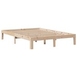 vidaXL Cadre de lit avec tête de lit sans matelas 140x200 cm