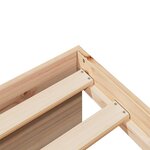 vidaXL Lit de jour sans matelas 90x200 cm bois de pin massif