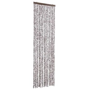 vidaXL Moustiquaire Marron et beige 56x200 cm Chenille