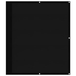 vidaXL Écran de balcon noir 120x700 cm 100  polyester oxford