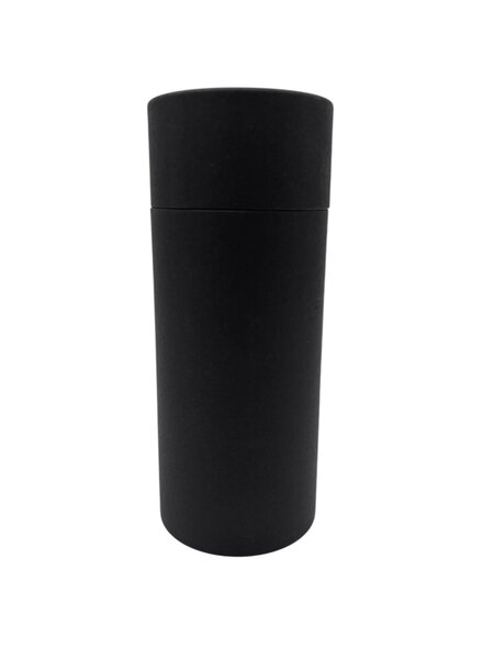 Lot de 50 boîtes cylindriques en carton Noir 8.2 x 17.2 cm