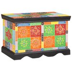 vidaXL Boîte de Rangement 60x40x40 cm Bois Massif