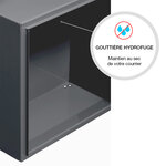 Boîte aux lettres  Préface compact Gris anthracite mat RAL 7016M