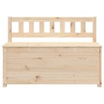 vidaXL Banc 110x41x76 5 cm Bois de pin massif
