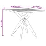 vidaXL Ensemble à manger de jardin 3 Pièces Bois d'acacia solide