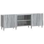 vidaXL Meuble TV Sonoma gris 150 x 31 x 52 cm Bois d'ingénierie