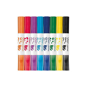 Feutres de coloriage - Tampons de couleur - 2 pointes - Maped Color'Peps Duo Stamp