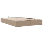 vidaXL Cadre de lit ottoman sans matelas cappuccino 140x190 cm