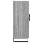 vidaXL Buffet Sonoma gris 34 5x34x90 cm Bois d'ingénierie
