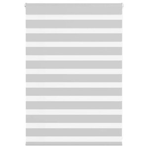 vidaXL Store zèbre gris clair largeur du tissu 95 9 cm polyester