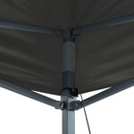vidaXL Tente de réception pliable 3x4 m Acier Anthracite