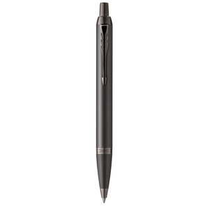 Stylo bille Parker IM Monochrome  Gris acier  encre bleue  Coffret cadeau
