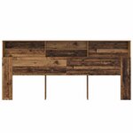 vidaXL Cabinet de Tête de Lit Bois ancien 220 x 19 x 101 5 cm