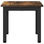 vidaXL Table basse Chêne Fumé 40 x 40 x 36 cm Bois d'ingénierie