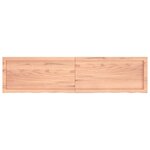 vidaXL Dessus de table marron clair bois chêne massif traité
