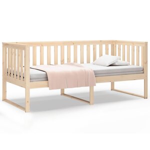 vidaXL Lit de jour sans matelas 90x190 cm bois de pin massif