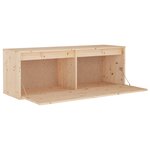 vidaXL Armoire murale 100x30x35 cm Bois de pin massif