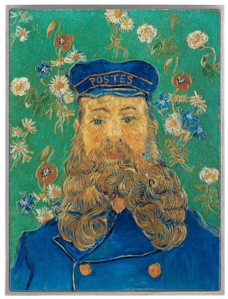 PORTRAIT OF JOSEPH ROULIN 1889 By Vincent Van Gogh Colored 2.5 Once Argent & 120g Copper Monnaie 10000 Francs Chad 2024